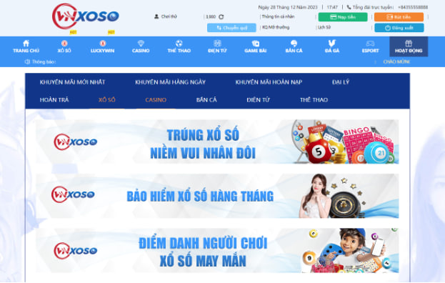 Luật chơi xổ số siêu tốc 1 giây nhà cái VnXoso 4 Chính sách khuyến mãi xổ số siêu tốc 1 giây nhà cái VnXoso